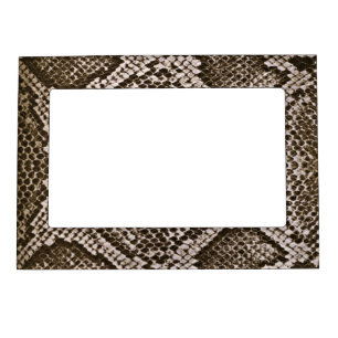 Snake skin magnetic photo frame