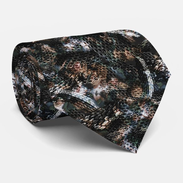 Snake skin neck tie (Rolled)
