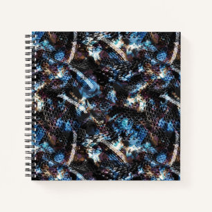 Snake skin notebook