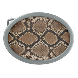 Snake Skin Pattern Belt Buckle