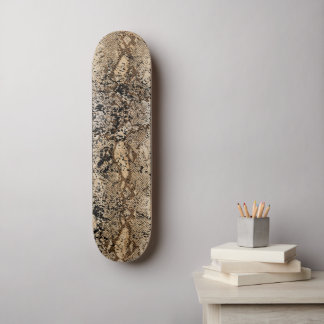 Snake Skin Pattern Skateboard