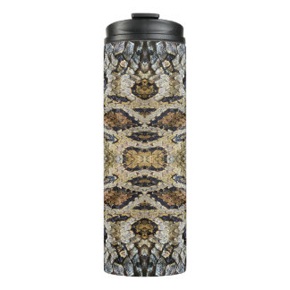 Snake Skin Pattern Texture Thermal Tumbler