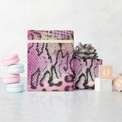 Snake Skin Pattern Wrapping Paper