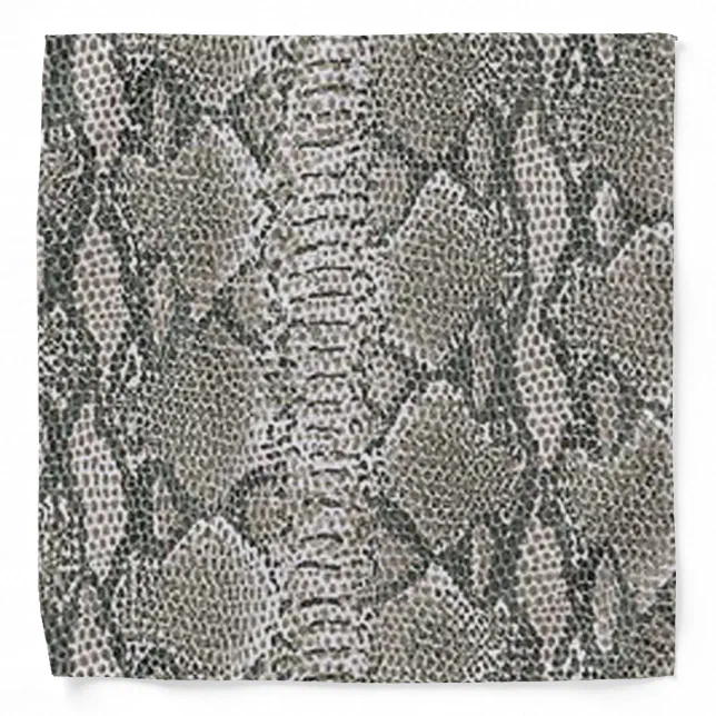 Snake Skin Print Bandana | Zazzle