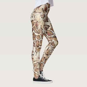 Snake Skin Print Leggings