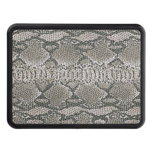 Snake Skin Print Pattern Trailer Hitch Cover
