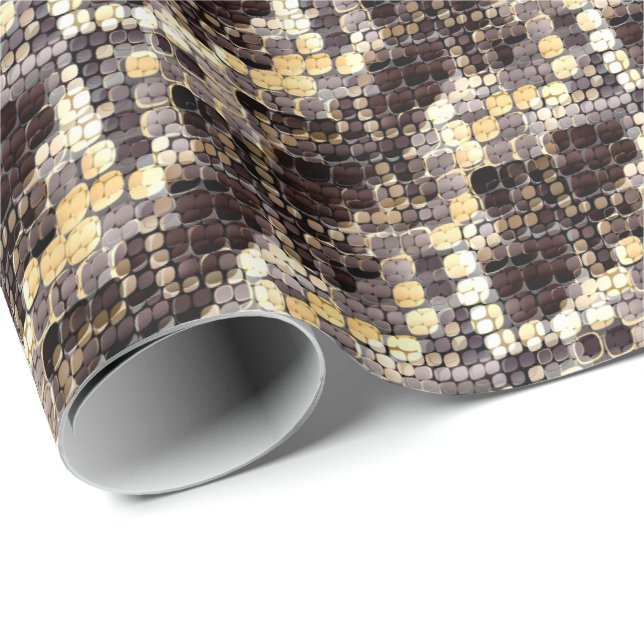 Snake skin, Python, Anaconda, skin, reptile, Wrapping Paper (Roll Corner)