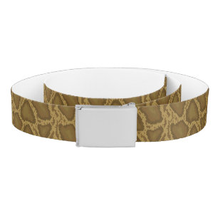 Snake skin, reptile pattern belt