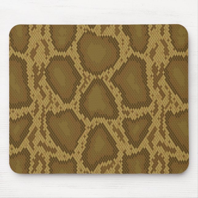 Snake skin, reptile pattern mouse pad (Front)