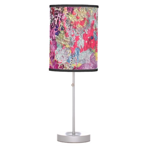 Snake Skin Table Lamp Bold Vibrant Gold Colorful