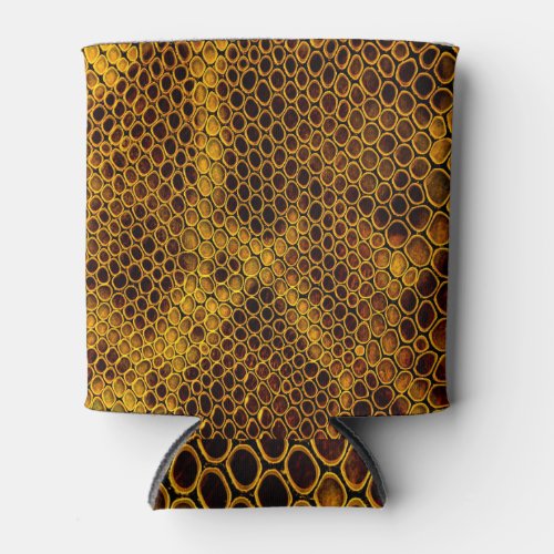 Snake Skin Texture Background Can Cooler