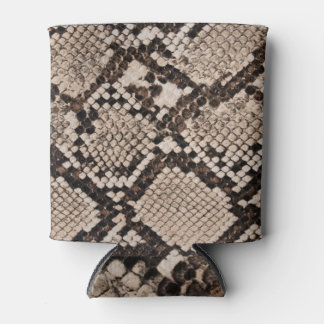 Snake skin: textured background. can cooler