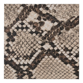 Snake skin: textured background. faux canvas print