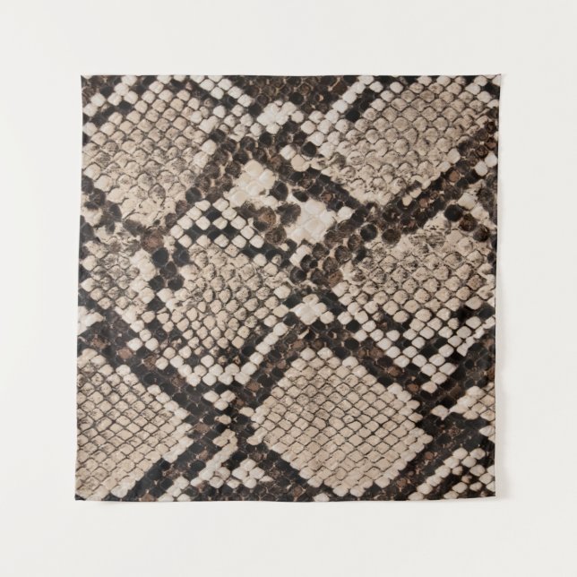 Snake skin: textured background. tapestry (Front)
