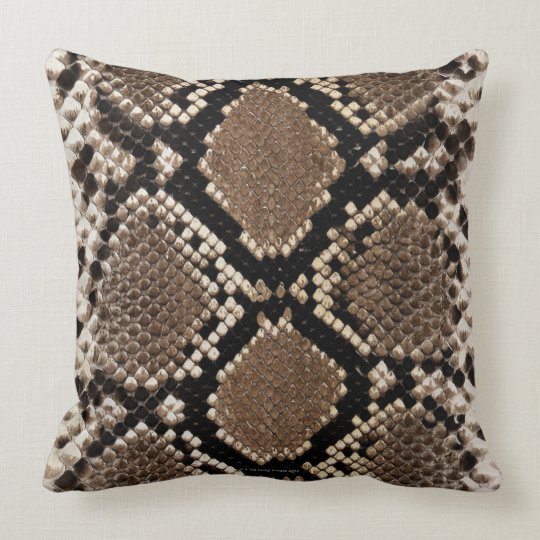 Snake Skin Throw Pillow | Zazzle.com