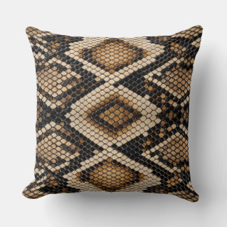 Snake Skin  Throw Pillow