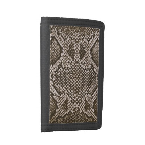 Snake skin tri-fold wallet | Zazzle