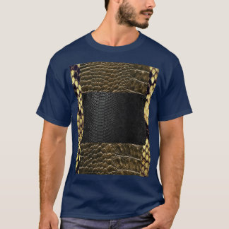 Snake Skins Fashion Texture Photo Design T-Shirt