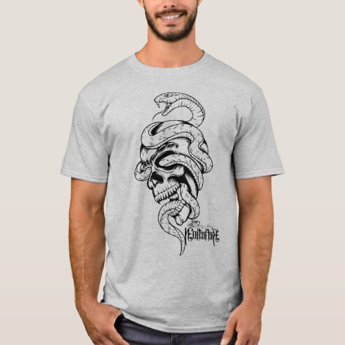 Snake Skull T_Shirt
