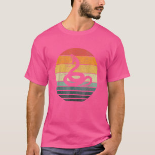 Snake Sunset Retro Vintage 70s Animal Nature T-Shirt
