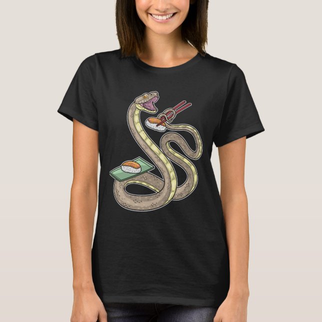 Snake Sushi T-Shirt (Front)