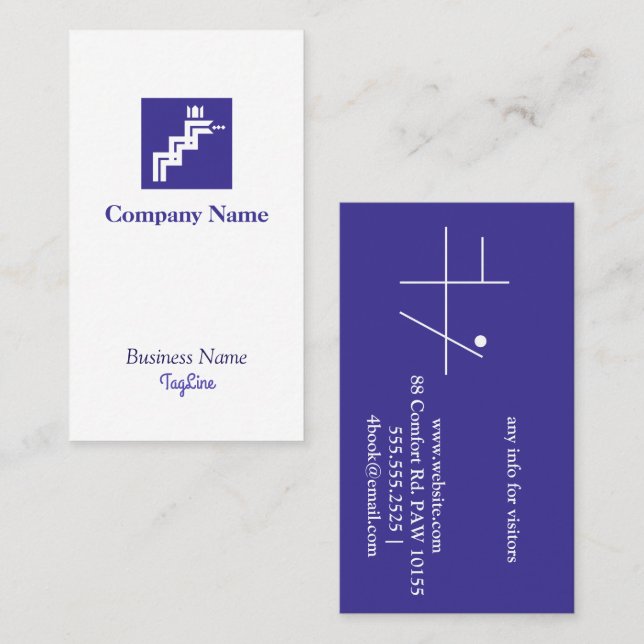 Snake Symbol Business Card (Front/Back)