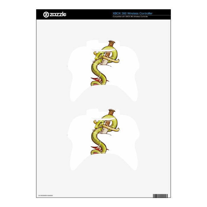 Snake Tattoo transparent background Xbox 360 Controller Skins