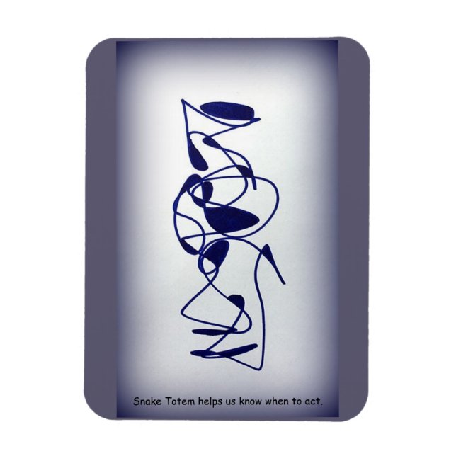 Snake Totem Magnet (Vertical)