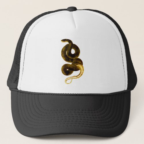 snake trucker hat