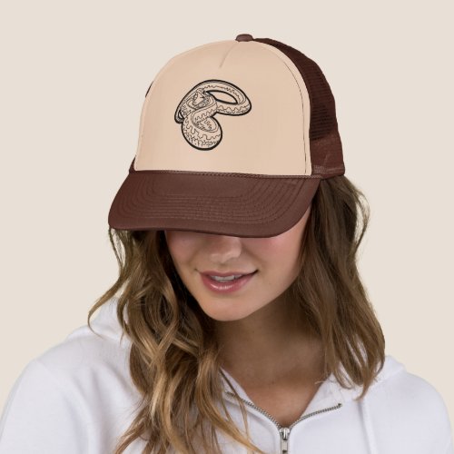 snake trucker hat