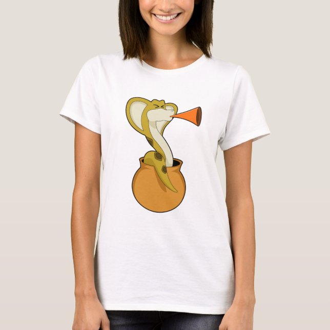 Snake Trumpet Music T-Shirt (Front)