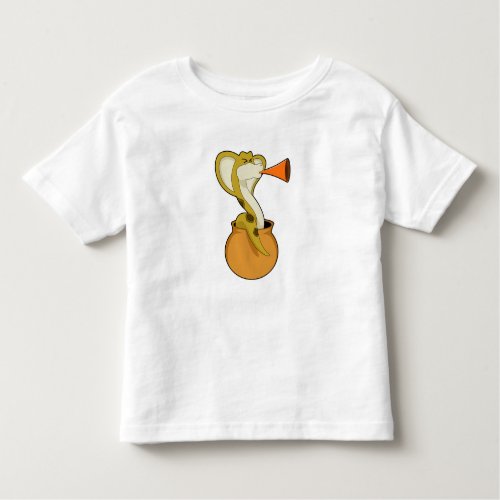 Snake Trumpet Music Toddler T_shirt