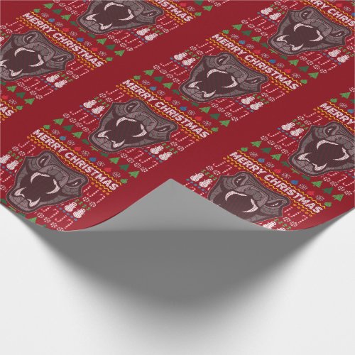 Snake Ugly Christmas Sweater Wildlife Series Wrapping Paper