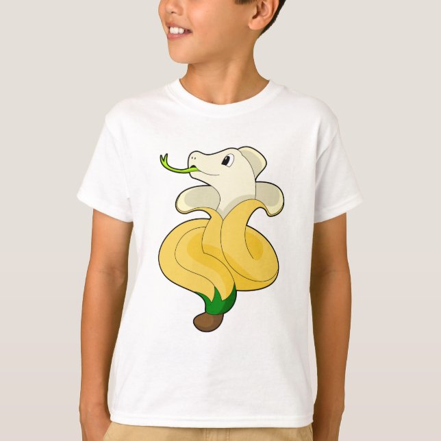 Snake with Banana T-Shirt (Front)