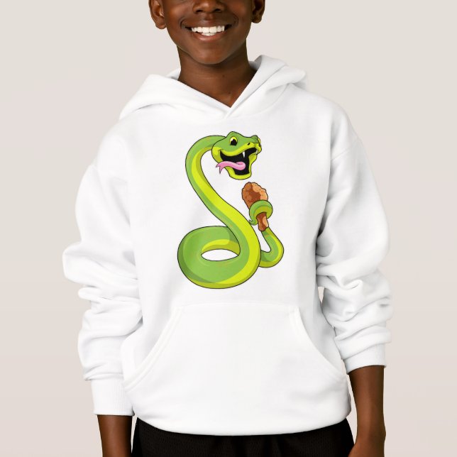 Snake with Chicken Hoodie (Front)