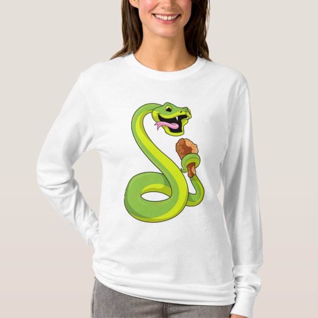 Snake with Chicken T-Shirt (Front)