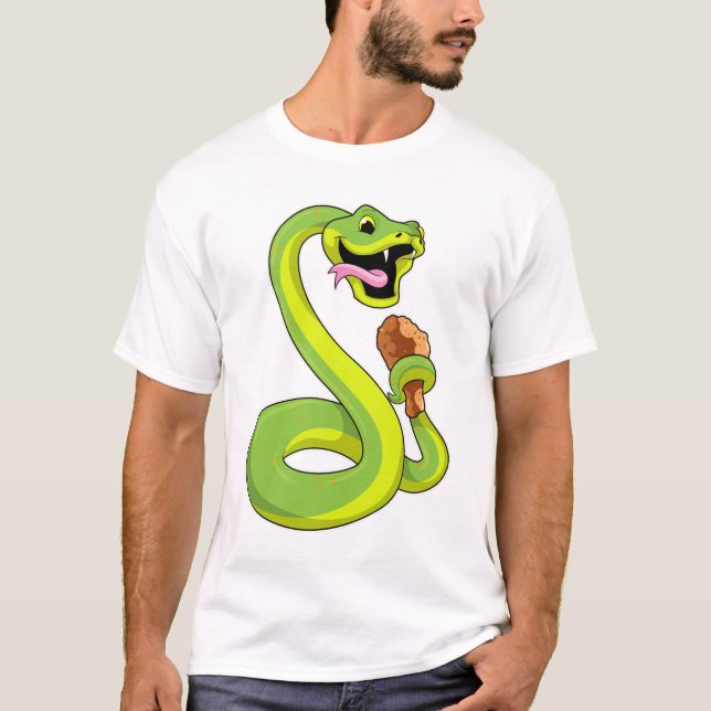 Snake with Chicken T-Shirt (Front)