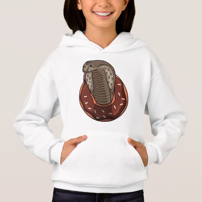 Snake with Donut Hoodie (Front)