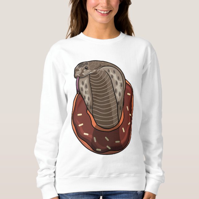 Snake with Donut Sweatshirt (Front)
