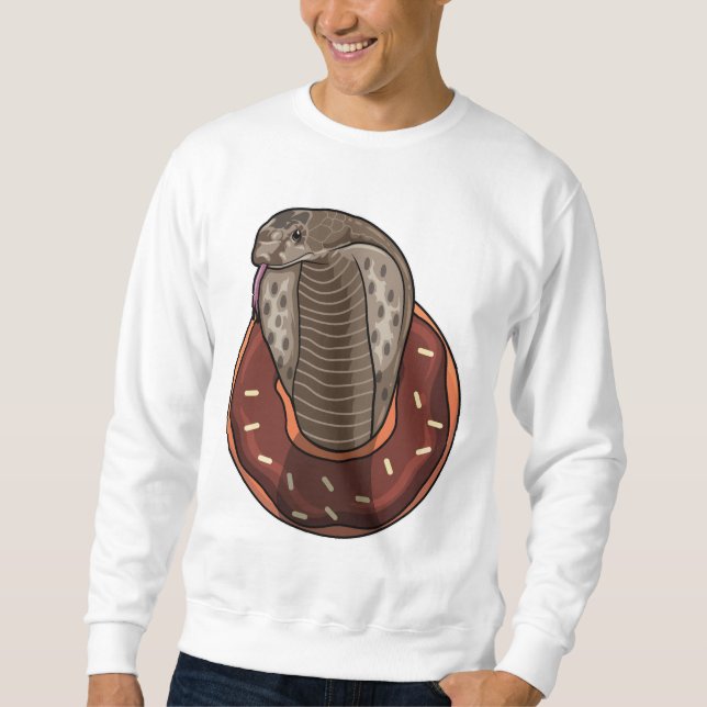 Snake with Donut Sweatshirt (Front)