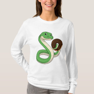 Snake with Donut T-Shirt