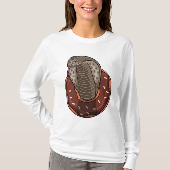 Snake with Donut T-Shirt (Front)