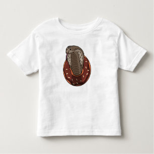 Snake with Donut Toddler T-shirt