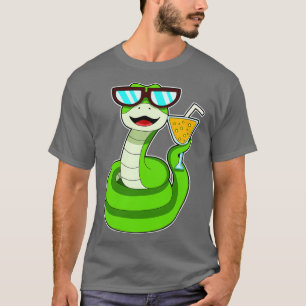 Snake with Drink T-Shirt