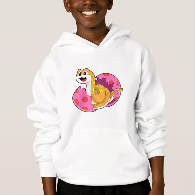 Snake with Egg Hoodie (Front)