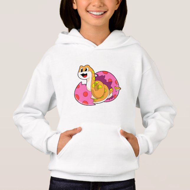 Snake with Egg Hoodie (Front)
