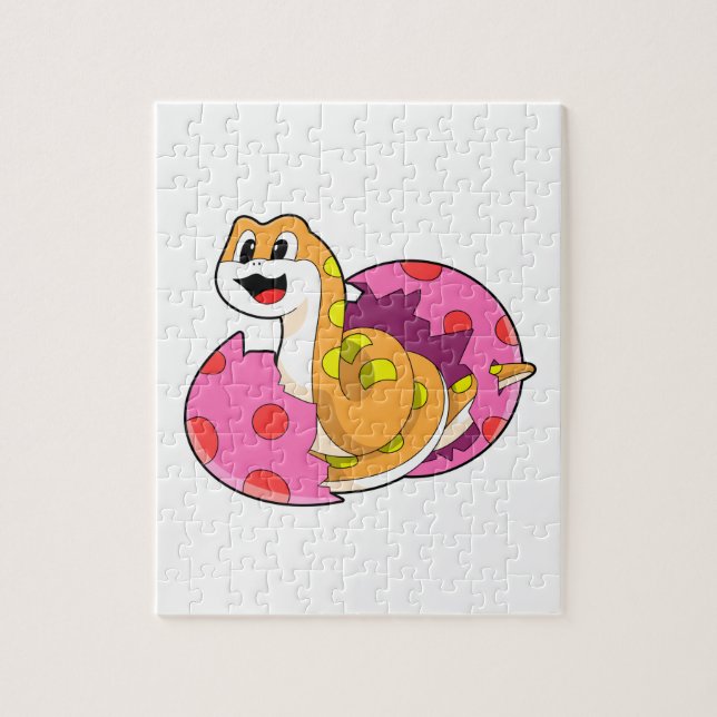 Snake with Egg Jigsaw Puzzle (Vertical)