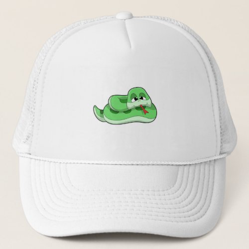 Snake with green Stains Trucker Hat