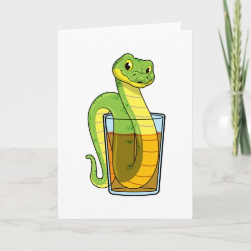 Snake with Juice Card