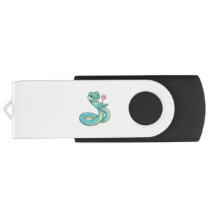 Snake with Lollipop Flash Drive